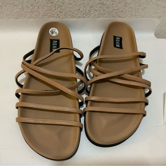 ROAM X SANDALS NUDE VEGAN LEATHER *NWOB - Picture 1 of 8